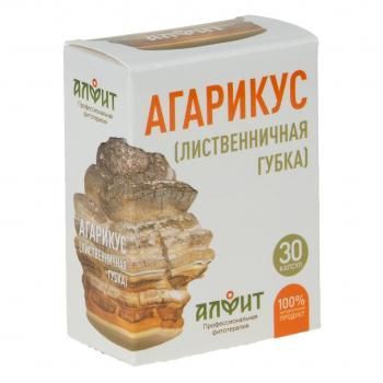 Агарикус лиственничная губка 30 капсул по 500 мг Алфит