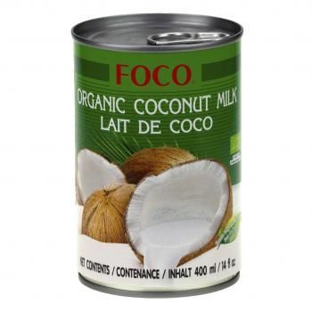 Молоко кокосовое органическое 10-12%, FOCO 