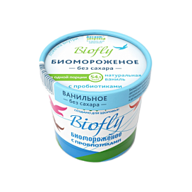 Биомороженое Biofly Натуральная ваниль, Десант Здоровья