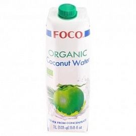 Вода кокосовая органическая FOCO