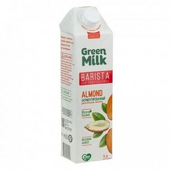 Напиток из растительного сырья соевый Миндаль Barista Green Milk 1 л
